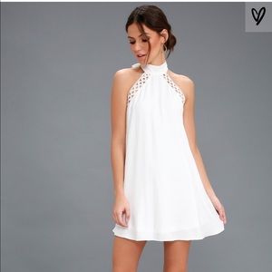 White Shift Dress